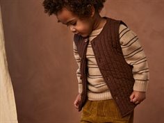 Lil Atelier waistcoat sweat rocky road